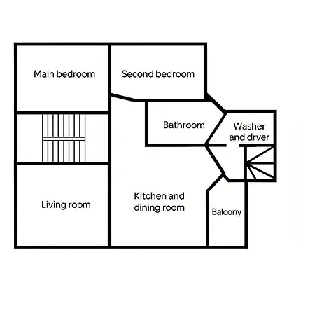 Apartment Spacious Flat With Balcony In Norrebro